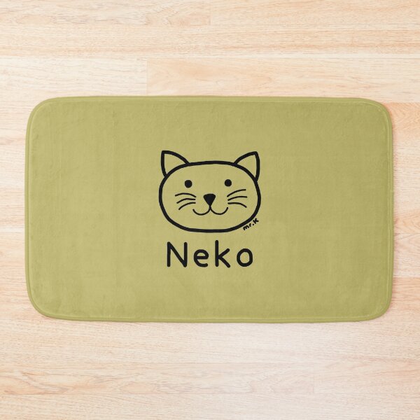 Item preview, Neko (Cat) Japanese design in black designed and sold by MrKShirts.