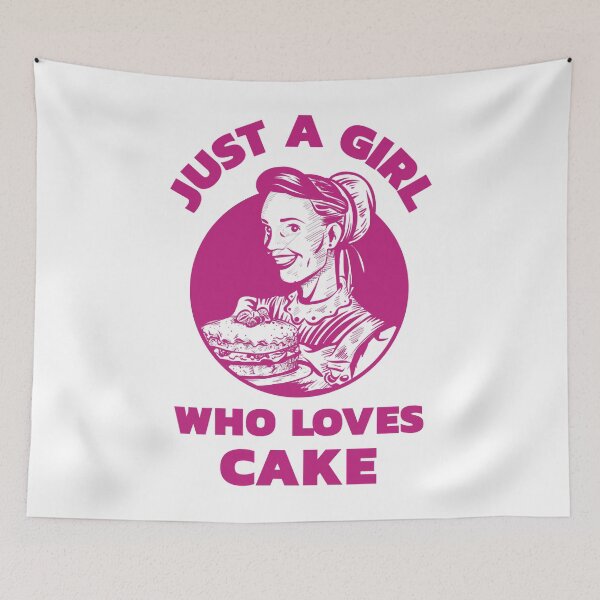 Item preview, Just a Girl Who Loves Cake - Cake Lover designed and sold by caintati.