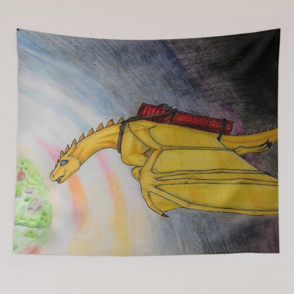 Item preview, Golden Fire Lizard - Dragonriders of Pern designed and sold by Lycoris ArtSpark.