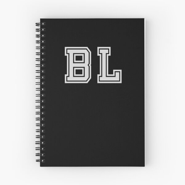 Item preview, B.L. Varsity Initials | Varsity Letters | Black And White | Personalised Gifts designed and sold by Avo And Sriracha.