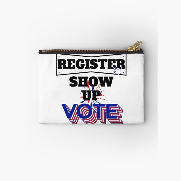 Item preview, register show up vote blue letters designed and sold by The-Armour.
