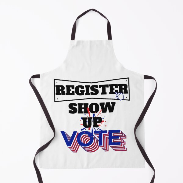 Item preview, register show up vote blue letters designed and sold by The-Armour.