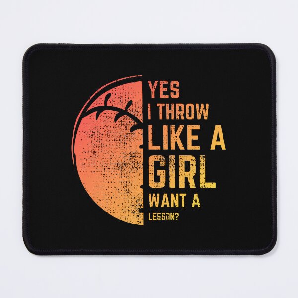 Item preview, Yes I throw like a girl want a lesson, Softball Girls designed and sold by Benchamart.