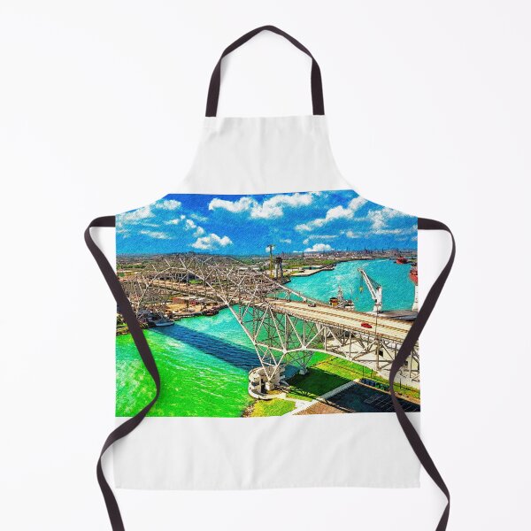 Item preview, The Corpus Christi Harbor Bridge - pencil sketch effect designed and sold by NickoPrints.