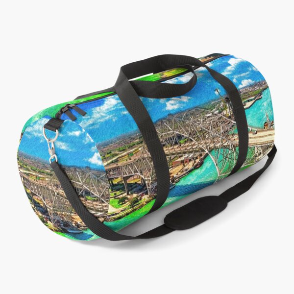 Item preview, The Corpus Christi Harbor Bridge - pencil sketch effect designed and sold by NickoPrints.