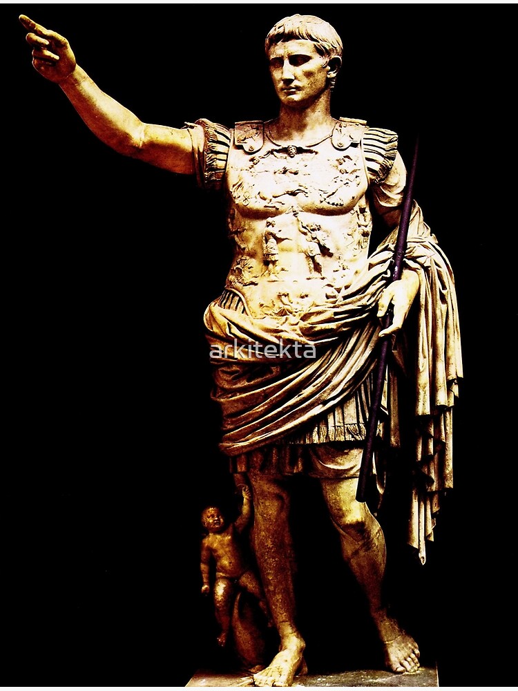Statue of the Roman Emperor Augustus of Prima Porta by arkitekta