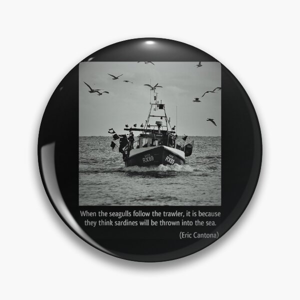 Item preview, Eric Cantona Quote Sticker designed and sold by rollinsale.