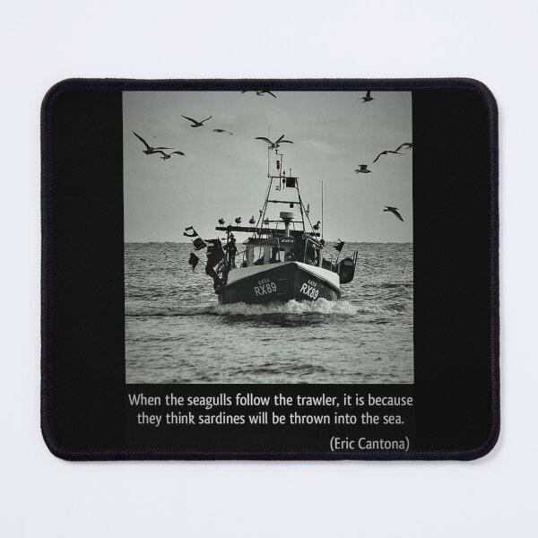 Item preview, Eric Cantona Quote Sticker designed and sold by rollinsale.