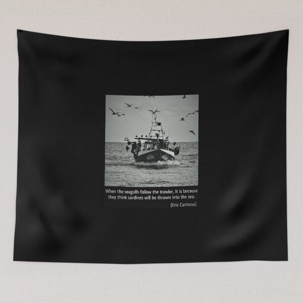 Item preview, Eric Cantona Quote Sticker designed and sold by rollinsale.