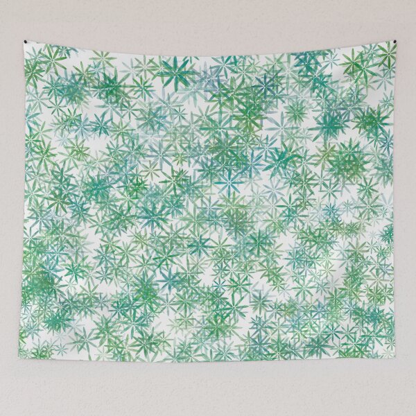 Item preview, Light green floral print  designed and sold by Grey-Brunette.