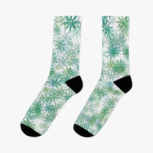 Item preview, Light green floral print  designed and sold by Grey-Brunette.