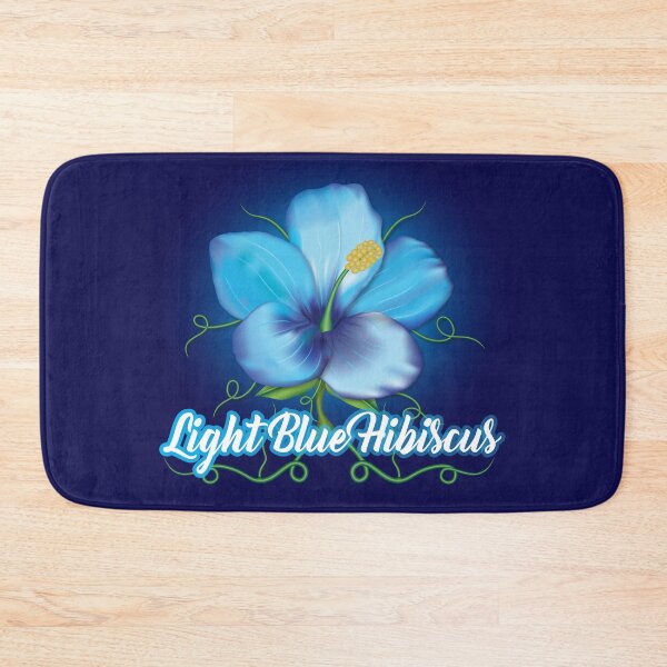 Item preview, Light blue hibiscus designed and sold by deux16moulins.