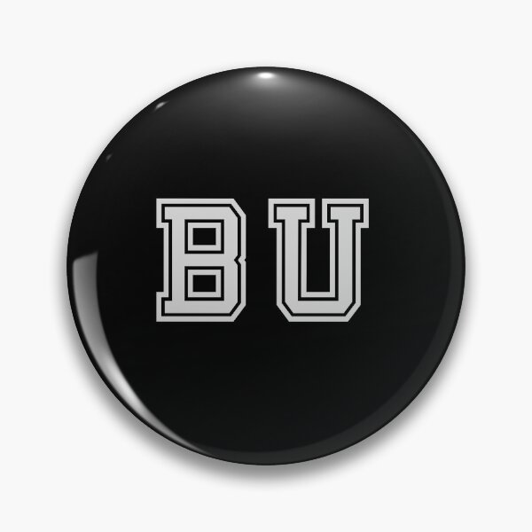 Item preview, B.U. Varsity Initials | Varsity Letters | Black And White | Personalised Gifts designed and sold by Avo And Sriracha.