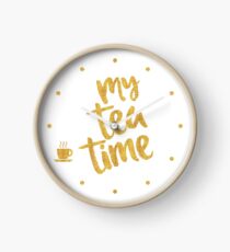 My tea time - 8 pm Clock