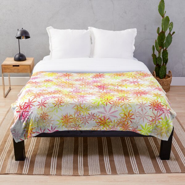 Item preview, Red, orange and yellow floral print  designed and sold by Grey-Brunette.