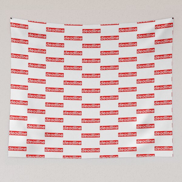 Item preview, deadline | typography designed and sold by rsty11.