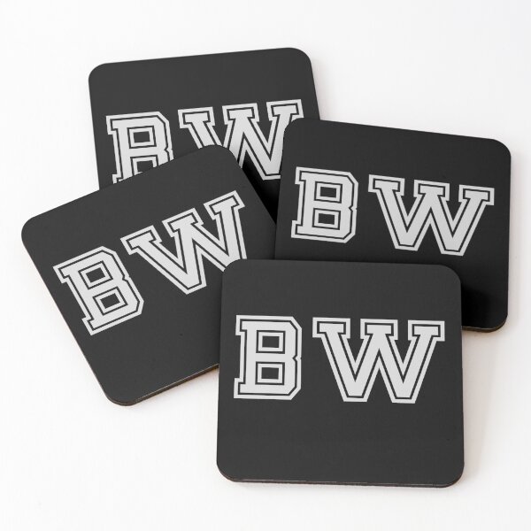 Item preview, B.W. Varsity Initials | Varsity Letters | Black And White | Personalised Gifts designed and sold by Avo And Sriracha.
