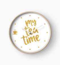 My tea time - 9 pm Clock