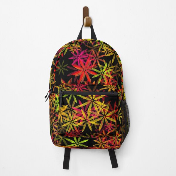 Item preview, Red, orange and yellow floral print  designed and sold by Grey-Brunette.