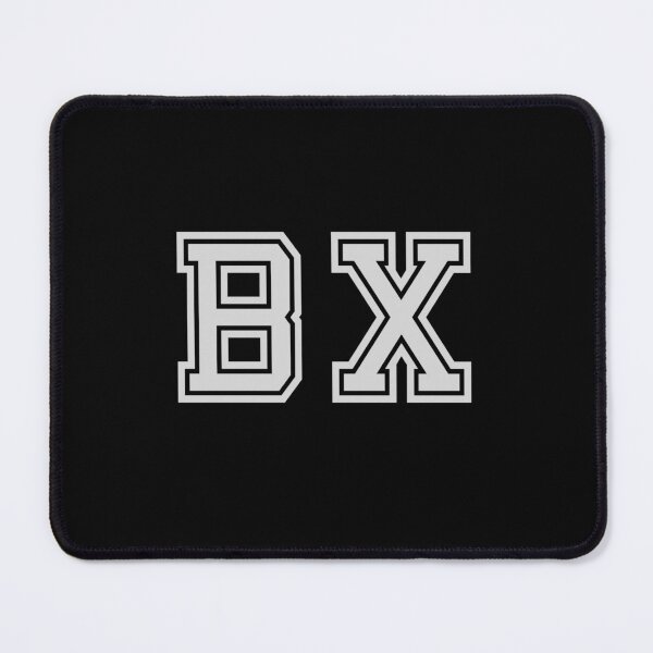 Item preview, B.X. Varsity Initials | Varsity Letters | Black And White | Personalised Gifts designed and sold by Avo And Sriracha.