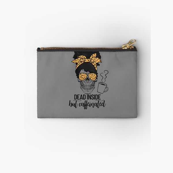 Artikelvorschau, Dead Inside But Caffeinated Messy Bun Women's Coffee Lover Gear entworfen und verkauft von DynamicDesign.