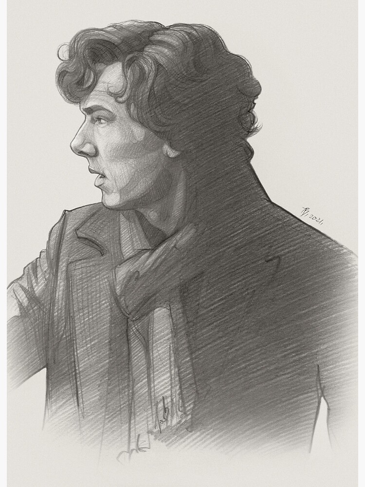 Benedict Cumberbatch Art  Png Download  Benedict Cumberbatch Sketch  Transparent Png  vhv