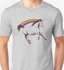 Unicorn with rainbow Unisex T-Shirt