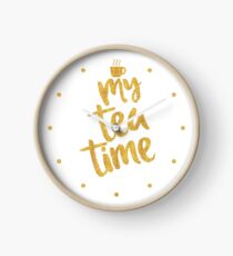 My tea time - 12 pm Clock