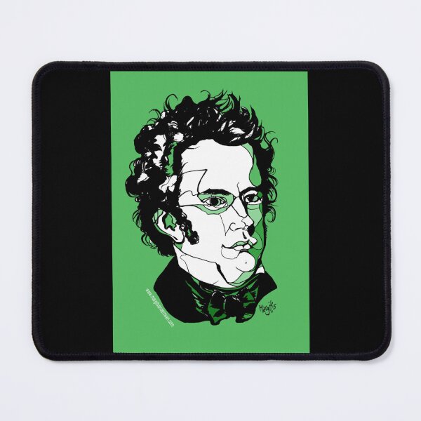 Item preview, Franz Schubert Composer Sticker designed and sold by desireeowe.