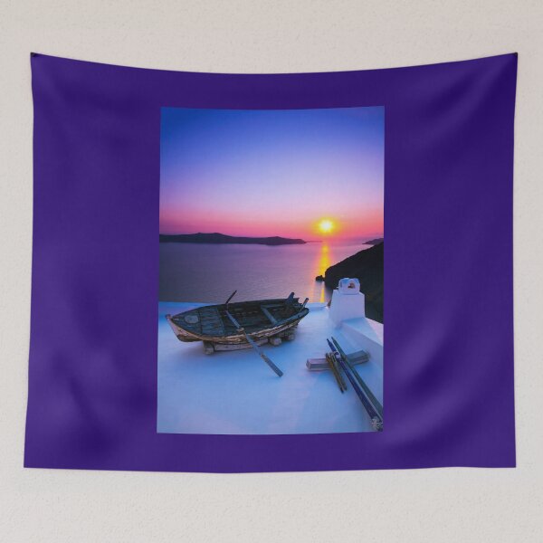 Item preview, Santorini Purple Sunset designed and sold by Paul Thompson Photography.