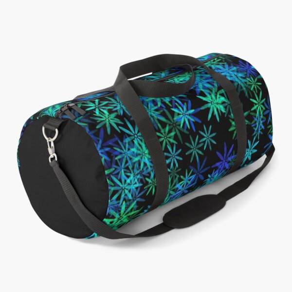 Item preview, White, blue and green floral print  designed and sold by Grey-Brunette.