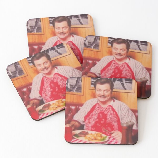 Item preview, Ron Swanson Parks and Recreation at Charles Mulligan Steak designed and sold by MazeMazeMaze.