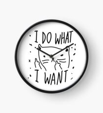 CAT - I DO WHAT I WANT Clock