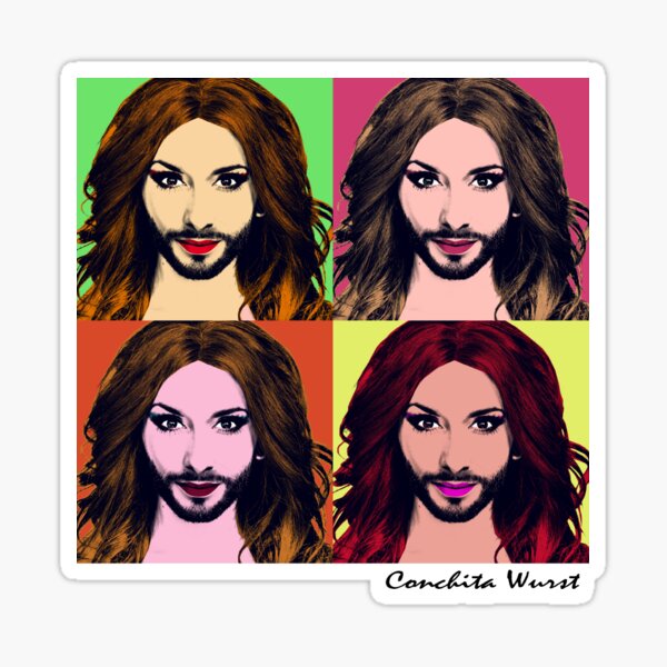 Item preview, Conchita Wurst - Pop Art designed and sold by lockwie.