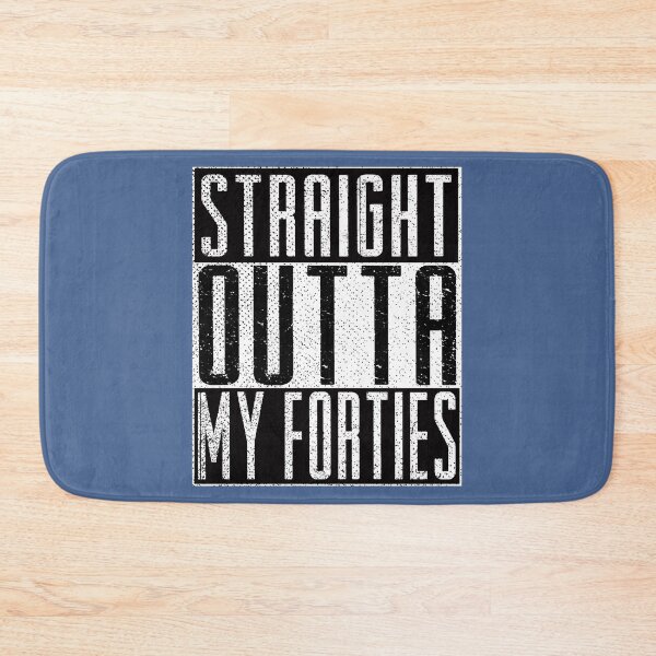 Item preview, Straight Outta My Forties Cool 50th Birthday Bday Funny Black designed and sold by raretshirtsuk.