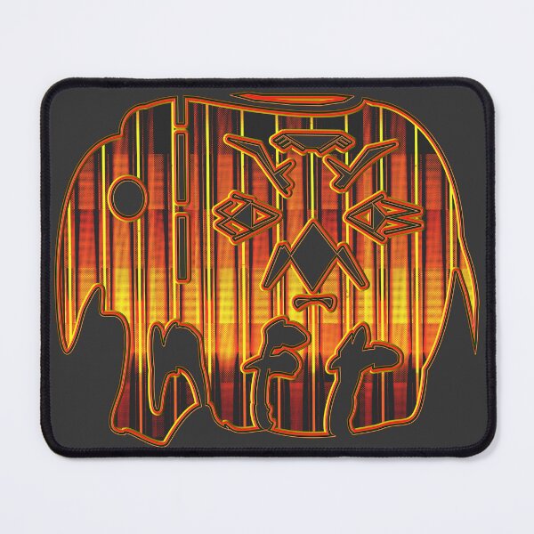 Item preview, ELEPHANT HUMAN TRIBAL FACE LOGO NFT. designed and sold by Ralek.