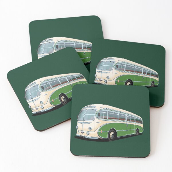 Item preview, 1952 AEC Regal Coach in white and green designed and sold by candc-retro.