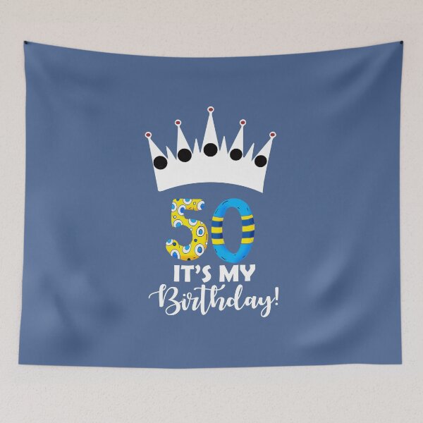Item preview, 50 It's My Birthday Crown Cute 50th Birthday Bday Funny designed and sold by raretshirtsuk.
