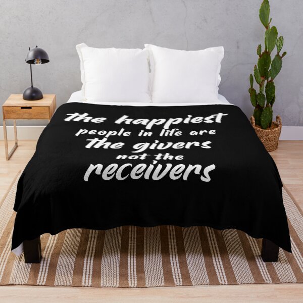 Item preview,  the happiest people in life are the givers, not the receivers, motivation quotes during tough times designed and sold by BEE-CREATIVO.