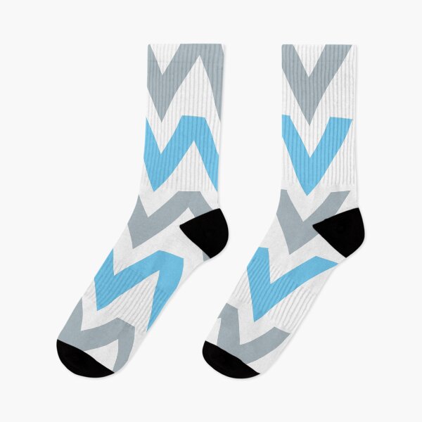 Item preview, Zig Zag Seamless Pattern with Light Grey and Sea Blue.  designed and sold by Nisha Prabhu.