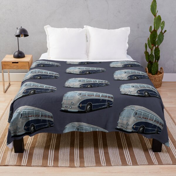 Item preview, 1952 AEC Regal Coach in grey and blue designed and sold by candc-retro.