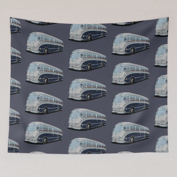 Item preview, 1952 AEC Regal Coach in grey and blue designed and sold by candc-retro.