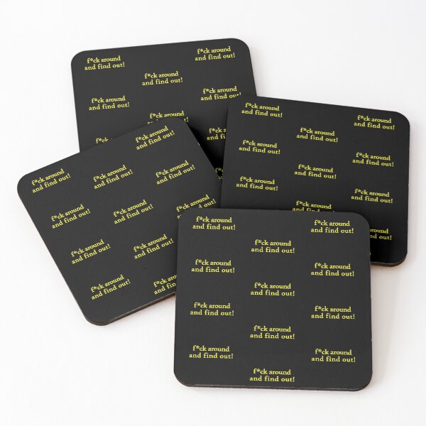 Item preview, Fck Around and Find Out (yellow) designed and sold by WillDoo.
