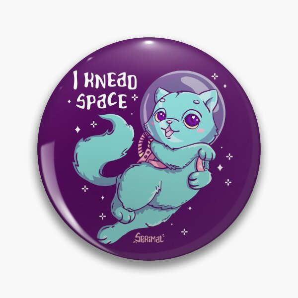 Item preview, Space cat pun I knead space  designed and sold by SPIRIMAL.