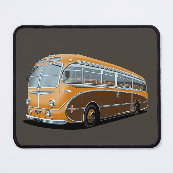 Item preview, 1952 AEC Regal Coach in orange and brown designed and sold by candc-retro.