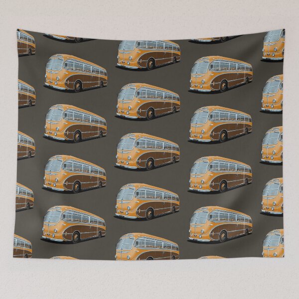 Item preview, 1952 AEC Regal Coach in orange and brown designed and sold by candc-retro.