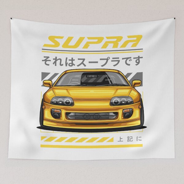 Item preview, Supra MK4 JDM Legends (yellow canary) designed and sold by JioojiProject.