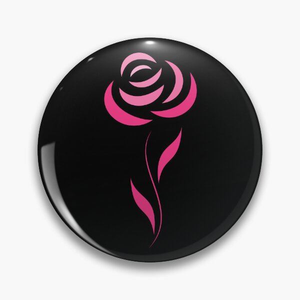 Item preview, Pink rose on black designed and sold by colorleafz.