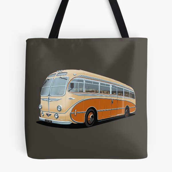 Item preview, 1952 AEC Regal Coach in tan and orange designed and sold by candc-retro.