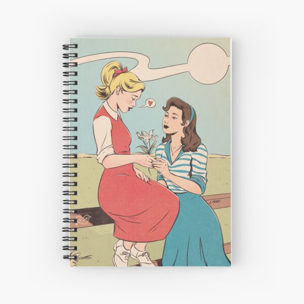 Girdle Girl #2 Spiral Notebook by Andrew Fare - Fine Art America